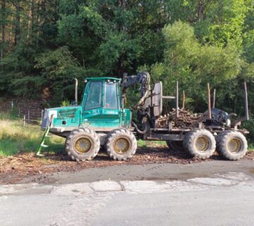 TIMBERJACK 1110D šumski traktor s hidrauličnom dizalicom - FORWARDER - cover