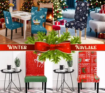 Winter - Božićne navlake za stolice - cover