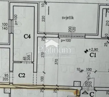 Pula, Centar, dvosobni stan u izgradnji na prvom katu (prodaja) - cover