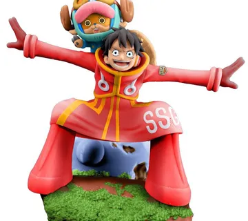 One Piece Petitrama Luffy & Chopper Egghead figura 9cm - cover