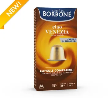 Borbone Nespresso CIAO VENEZIA(CREMA SUPERIORE) blend ALU kapsule - cover
