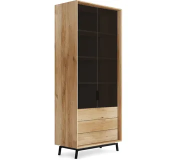 Vitrina Modern Loft 45x200cm, Materijal: Masivno Drvo Hrast - cover