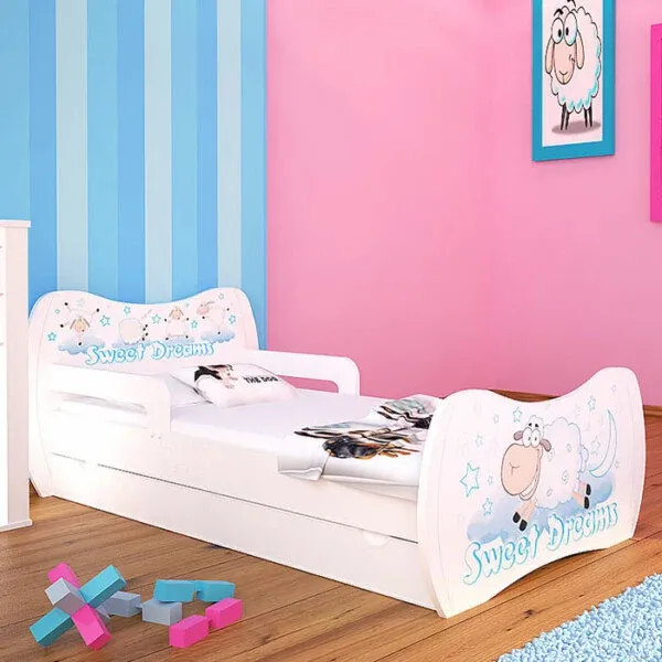 Drveni dječji krevet Dream s ladicom – 140*70 - cover