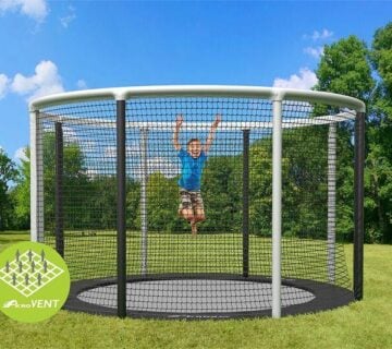 TRAMPOLIN vrhunske kvalitete, UKOPANI, Made in EU, za JAVNU UPOTREBU - cover