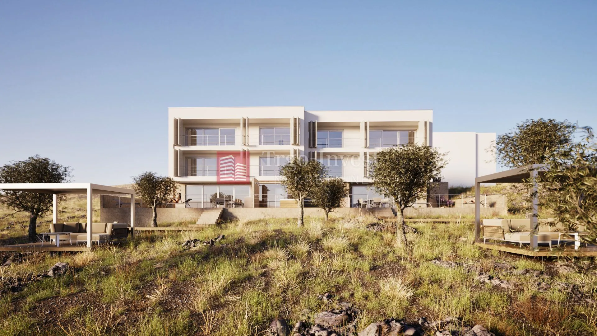 PAG, ATRAKTIVNO GRAĐ. ZEMLJIŠTE, 1. RED DO MORA, GRAĐEVINSKA DOZVOLA. - cover