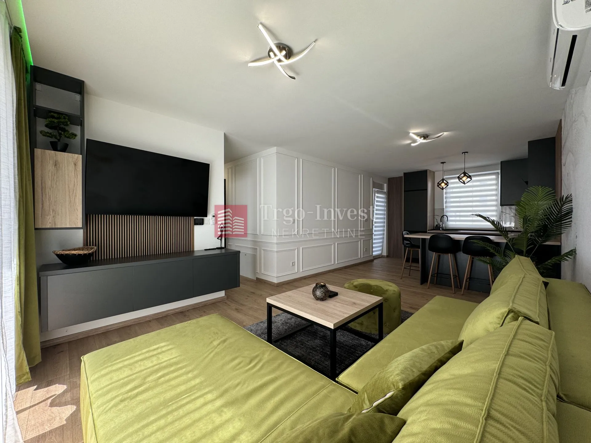 NAS. HRV. BRANITELJA trosobni stan 67 m2, 1. kat, namješten, NAJAM. - cover