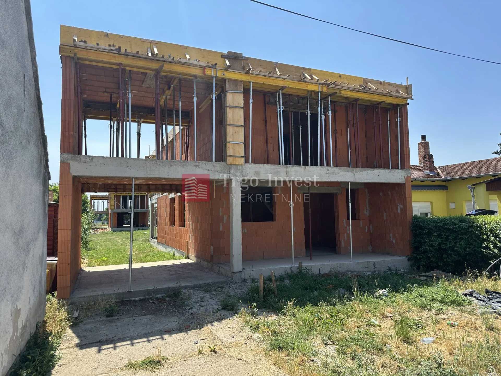 A. JARIĆA-I.MERTZA, 2 MODERNE OBITELJSKE KUĆE P+1, 200 m2 U FAZI ROH-BAU. - cover