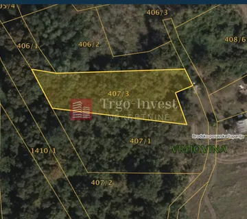 VRHOVINA - Poljoprivredno zemljište - 1378 m2 - cover