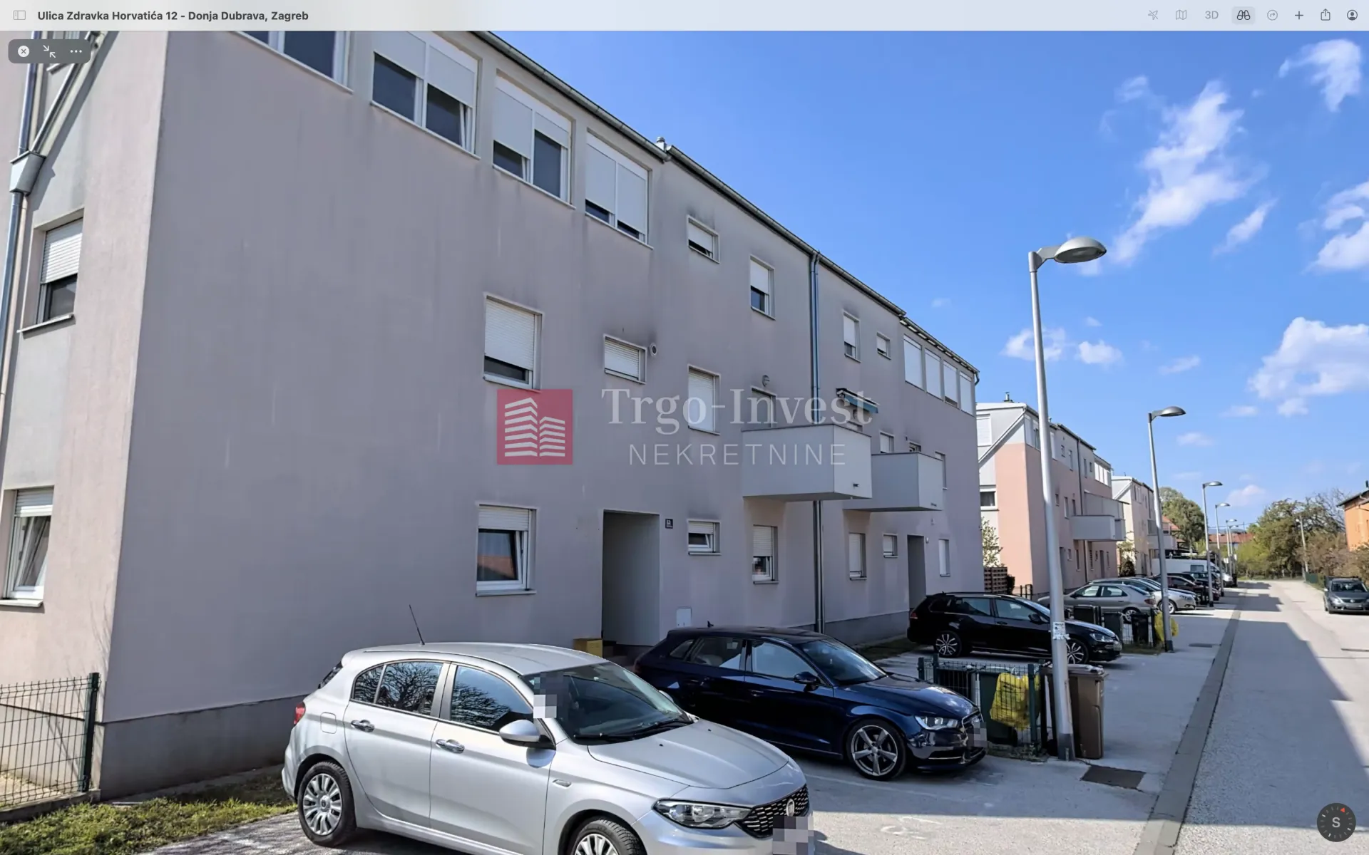 ZAGREB, DUBRAVA, Trosobni stan 89 m2, prizemlje s vrtom, parking.  - cover