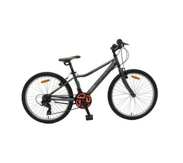 Bicikl Spring-Hunter 24, Shimano 21 brzina, revo-shift, saccon/v-brake, crno sivi muški, veličina S - Mihovljan, Čakovec