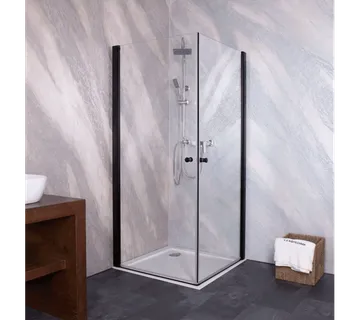 Vrata za tuš kabinu mat crna 85-87x195cm - Mihovljan, Čakovec