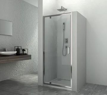 Tuš vrata s krilima 90 cm krom 88-90x195 cm - Mihovljan, Čakovec