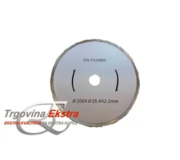 Dijamantna rezna ploča Standard fi200mm FS200DSSTAND Zipper Maschinen - Mihovljan, Čakovec