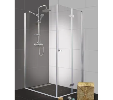 Stakleni fiksni dio za tuš stijenu krom 105-107cmx195cm - Mihovljan, Čakovec