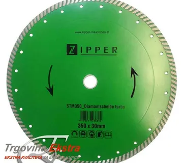 Dijamantna Dijamantna ploča za kamen fi350mm Turbo STM350DST Zipper Maschinen - Mihovljan, Čakovec