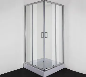 Tuš kabina pravokutna KVD90, serija BQ 90x90x190 cm, krom s EASY CLEAN premazom - Mihovljan, Čakovec