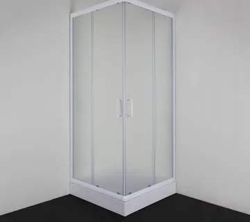 Tuš kabina sa činčila staklom pravokutna , bijela 78-80x78-80x190 cm - Mihovljan, Čakovec
