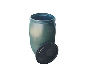 BAČVA PVC ZELENA 120L fi 395mm, POKLOPAC Z NAVOJEM - Mihovljan, Čakovec