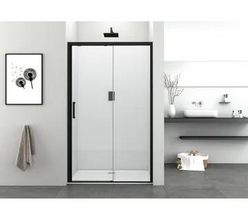 Klizna vrata crna 98-102x195cm s mekim zatvaranjem - Mihovljan, Čakovec