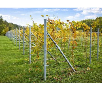 Potporni stup-metalni, pocinčani-v 1250 mm - cover