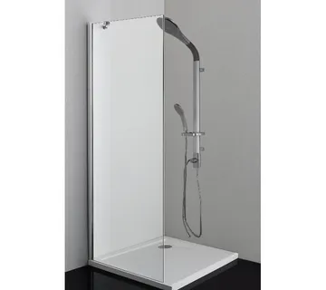 Staklena tuš stijena krom 115-117x195cm (D11120) - Mihovljan, Čakovec