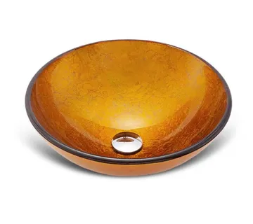Umivaonik zlatne boje nadgradni GLASS - Mihovljan, Čakovec