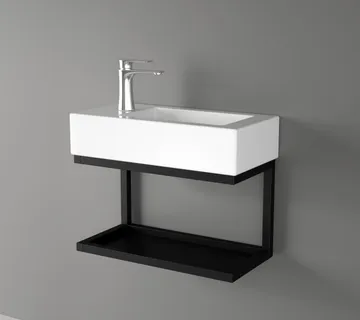 Umivaonik sa zidnim postoljem DELTA 38 set - Mihovljan, Čakovec