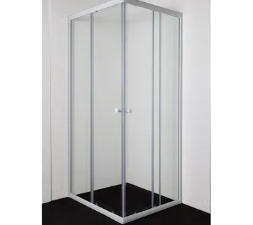 Pravokutna tuš kabina kutni ulaz, bijeli 78,5-90x190cm staklo 4 mm - Mihovljan, Čakovec