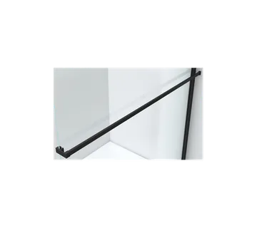 Držač za ručnike za WALK IN aluminijski 120 cm crni - Mihovljan, Čakovec