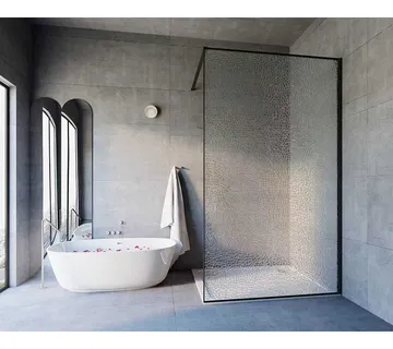 Vetro Brilliance line crystal black 120 tuš stijena 120x200cm - Mihovljan, Čakovec