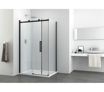 Fiksno staklo 90cm crno mat 88-90x195cm - Mihovljan, Čakovec