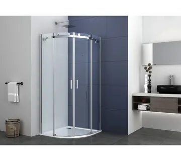 Polukružni tuš 6 mm, krom 88,5-90x88,5-90x195cm - Mihovljan, Čakovec