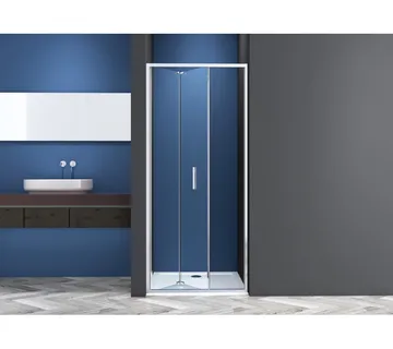 Preklopna vrata krom 88-92x200cm 6mm Easy-Clean - Mihovljan, Čakovec