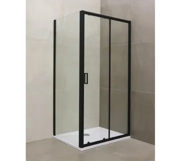 Tuš vrata 120x195 cm Flash Wall 120 Black - Mihovljan, Čakovec