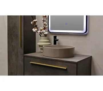 Destiny nadgradni keramički umivaonik taupe D420X120 mm - Mihovljan, Čakovec