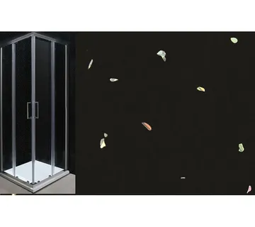 PVC panel 10 mm black sparkle 2420x1000x10 mm - Mihovljan, Čakovec