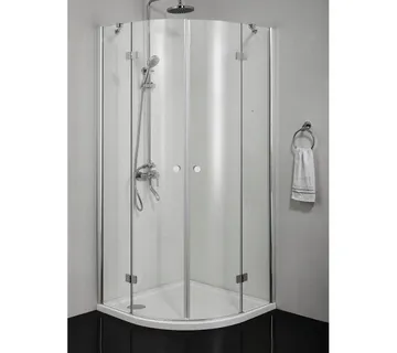 Polukružni tuš s 2 vrata krom 88-90x88-90x195cm - Mihovljan, Čakovec