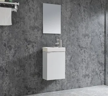 Kupaonski set Nova 40x60 cm bijeli - Mihovljan, Čakovec