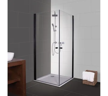 Vrata za tuš kabinu mat crna 75-77x195cm - Mihovljan, Čakovec