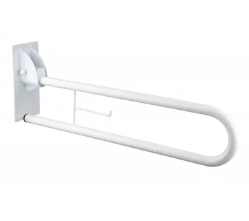 Rukohvat za invalide preklopni sa držačem wc papira 76 x 19,5 cm - Mihovljan, Čakovec