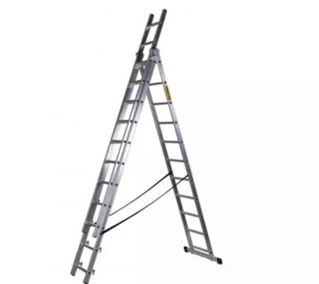 Ljestve trodjelne ALU profi 11 gazišta  DW3x11t - cover