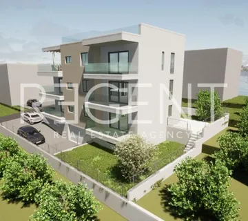 Trogir, Okrug Gornji - Dvosoban stan blizu plaže s pogledom na more - cover