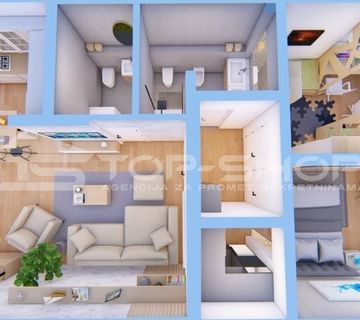 Sveti Duh-Vrhovec, novouređen trosoban stan s VPM, 70 m2 - cover