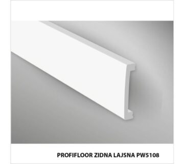 Zidna lajsna Profifloor bijela duljine 2,0m PW 5108 80x16mm - cover