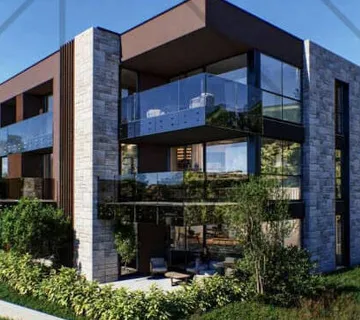 Labin, novoizgrađeni stan u urbanoj vili S4 - cover