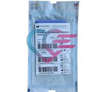 PREKRIVKA KIRURŠKA STERILNA MEDITECT 50x50cm S PROREZOM OD 15 cm - cover