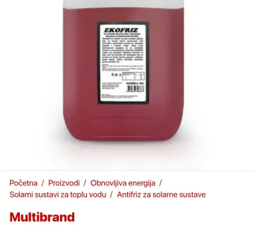 Glikol ( antifriz ) za grijanje i rashladne sisteme - cover