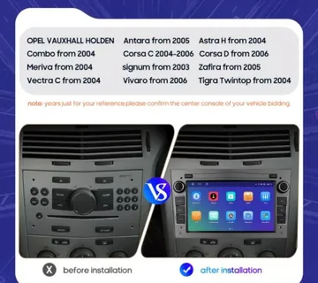OPEL CORSA C CORSA D VECTRA ASTRA original Android Multimedija radio - cover
