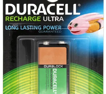BATERIJA DURACELL PUNJIVA 9V Ni-MH 170MaH 8,4V - cover
