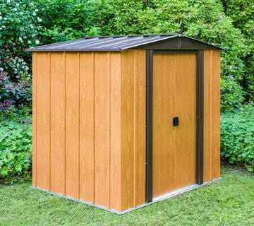 Metalna kuća 2,9 m² - 1,51m x 1,94m - IZGLED SMEĐEG DRVETA - cover